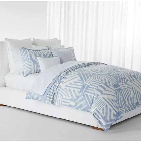Brand New Ralph Lauren Bennett Geo 3 piece Full/Queen comforter set